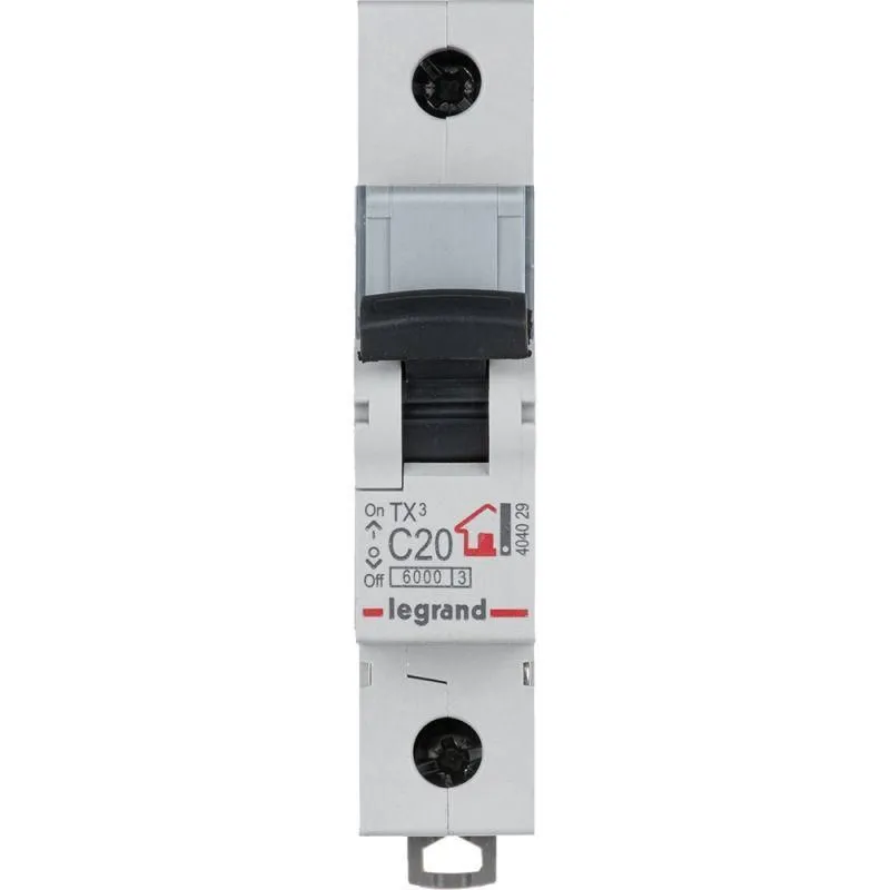 Circuit breaker Legrand TX3 1-P (C) 6kA