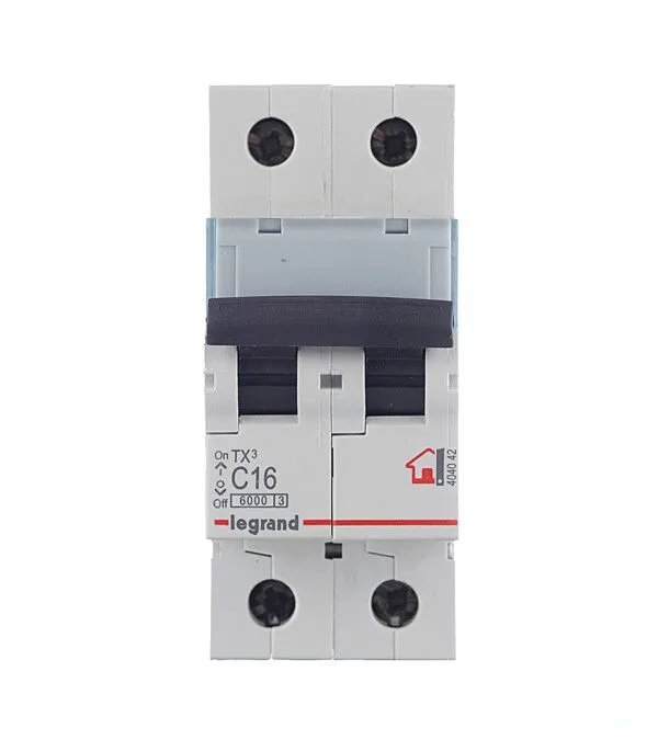 Ավտոմատ անջատիչ Legrand TX3 2-P (C) 6kA