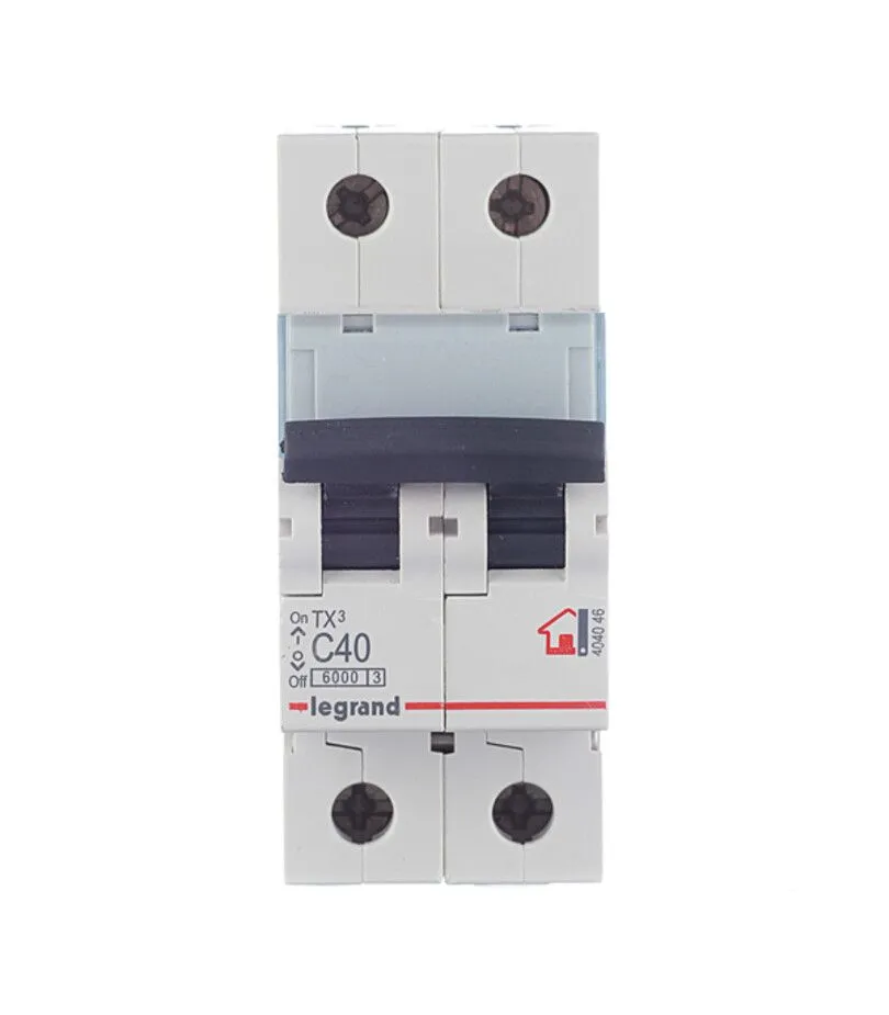 Ավտոմատ անջատիչ Legrand TX3 2-P (C) 6kA