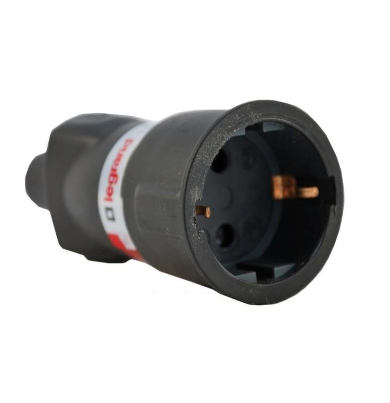 Cable outlet with grounding Rubber Legrand Helium 16-A