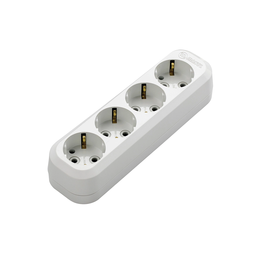 Grounded extension cordless socket Makel MGP