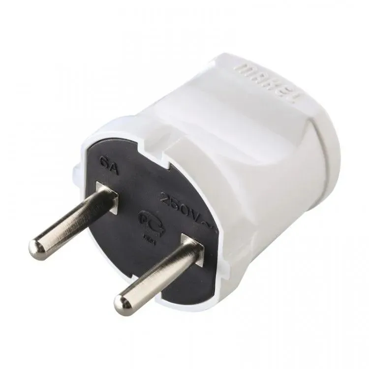 Plug without grounding Makel 6A