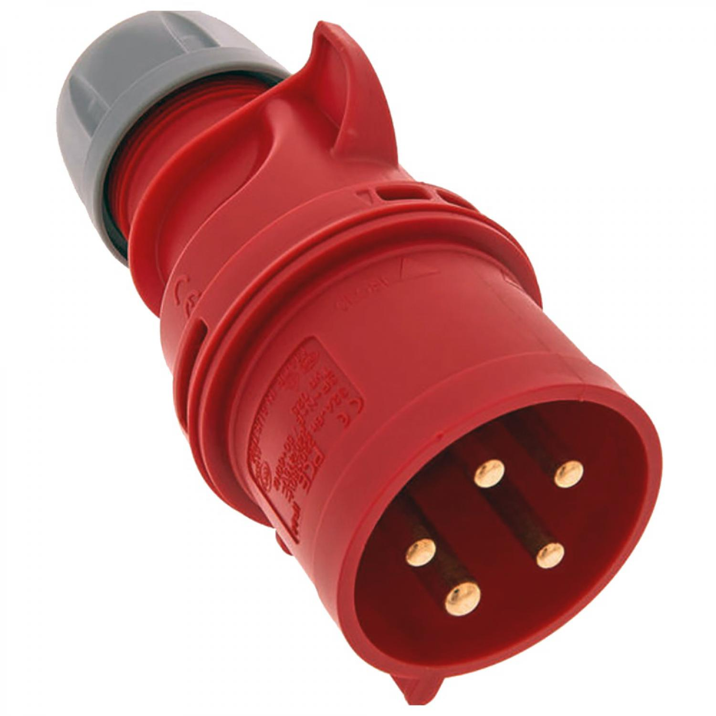 Three-phase power socket + plug 3P+E+N