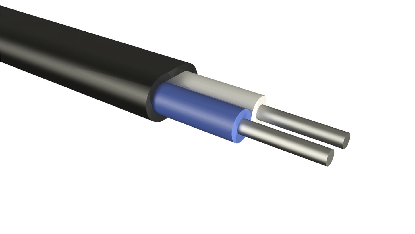 2* 16 (AVVG) aluminum cable (Cable) IN-VI