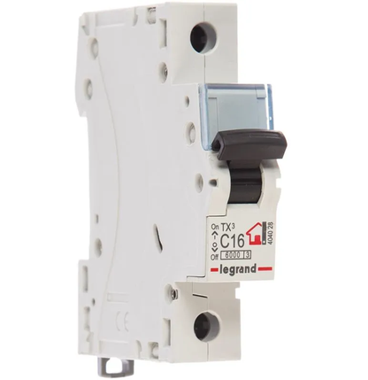 Ավտոմատ անջատիչ Legrand TX3 1-P 6A-63A (C)  6kA