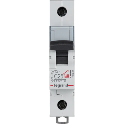 Ավտոմատ անջատիչ Legrand TX3 1-P 6A-63A (C)  6kA