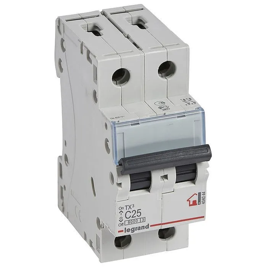 Circuit breaker Legrand TX3 2-P (C) 6kA