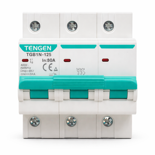 Ավտոմատ անջատիչ Tengen TGB1N-125 3-P 80A-125A (C)  6kA