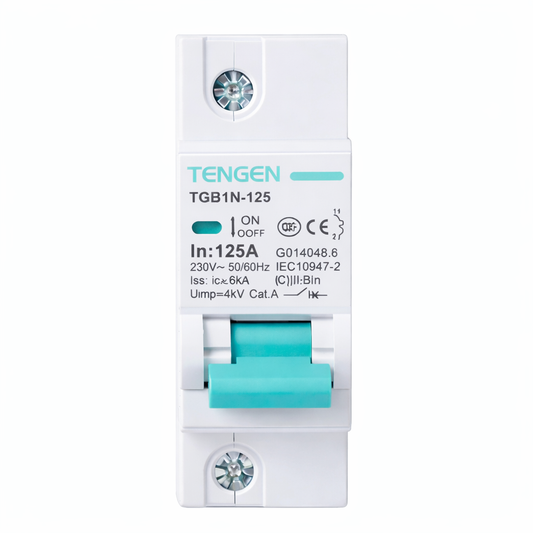 Ավտոմատ անջատիչ Tengen TGB1N-125 1-P 80A-125A (C)  6kA