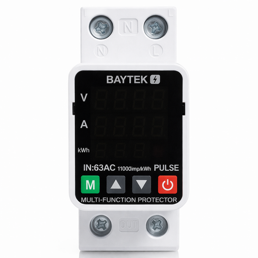 Baytek Լարման ռելե հաշվիչով 63A