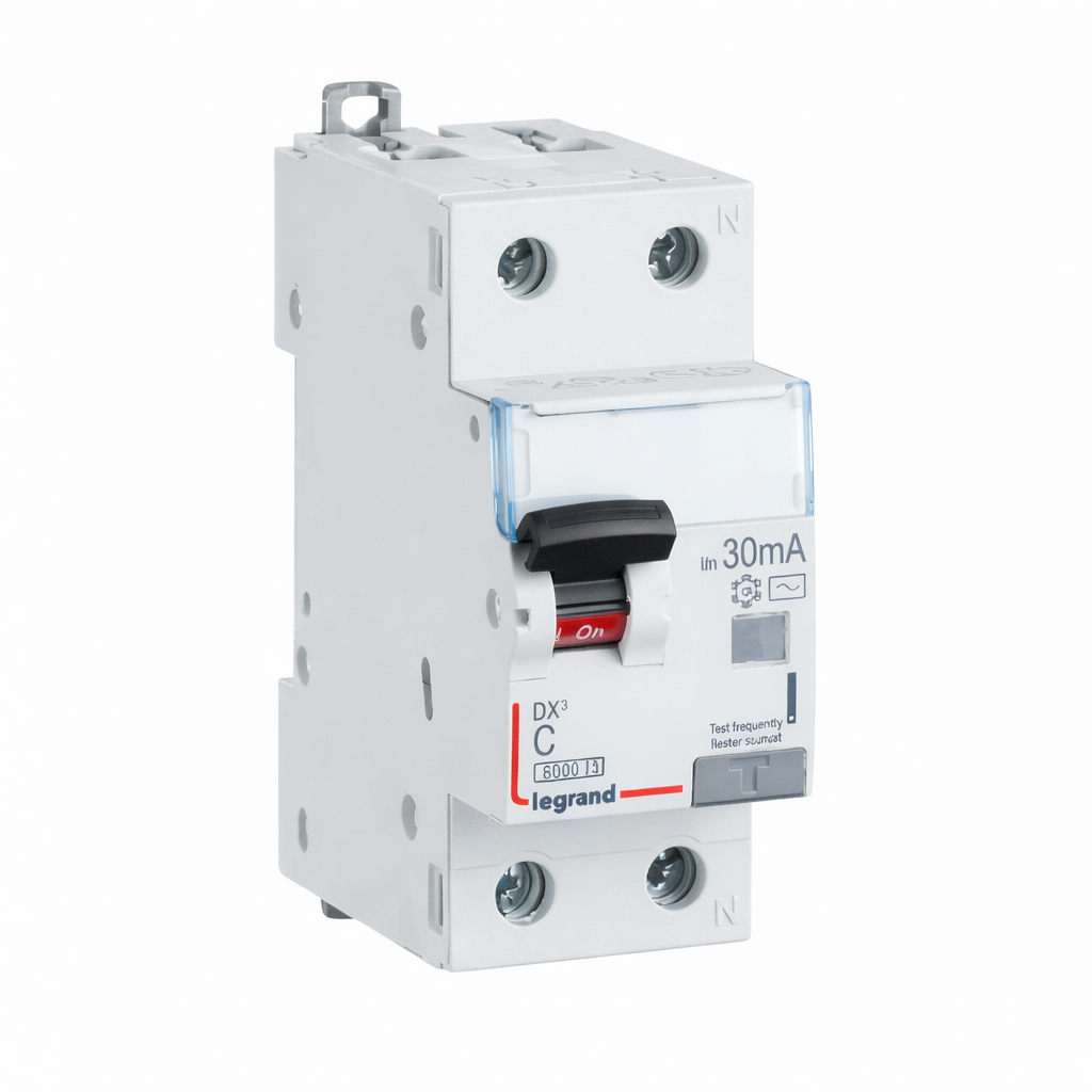 Դիֆֆերենցիալ Անջատիչ(DIF) Legrand DX3 1P+N 10A-40A (C)  30mA